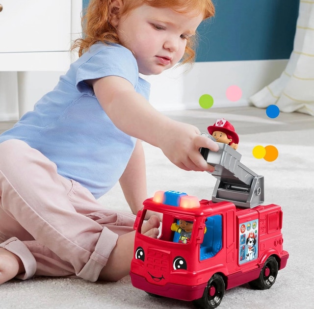 NEW - Fisher Price - Musical Fire Truck with 2 Figures - photo 5