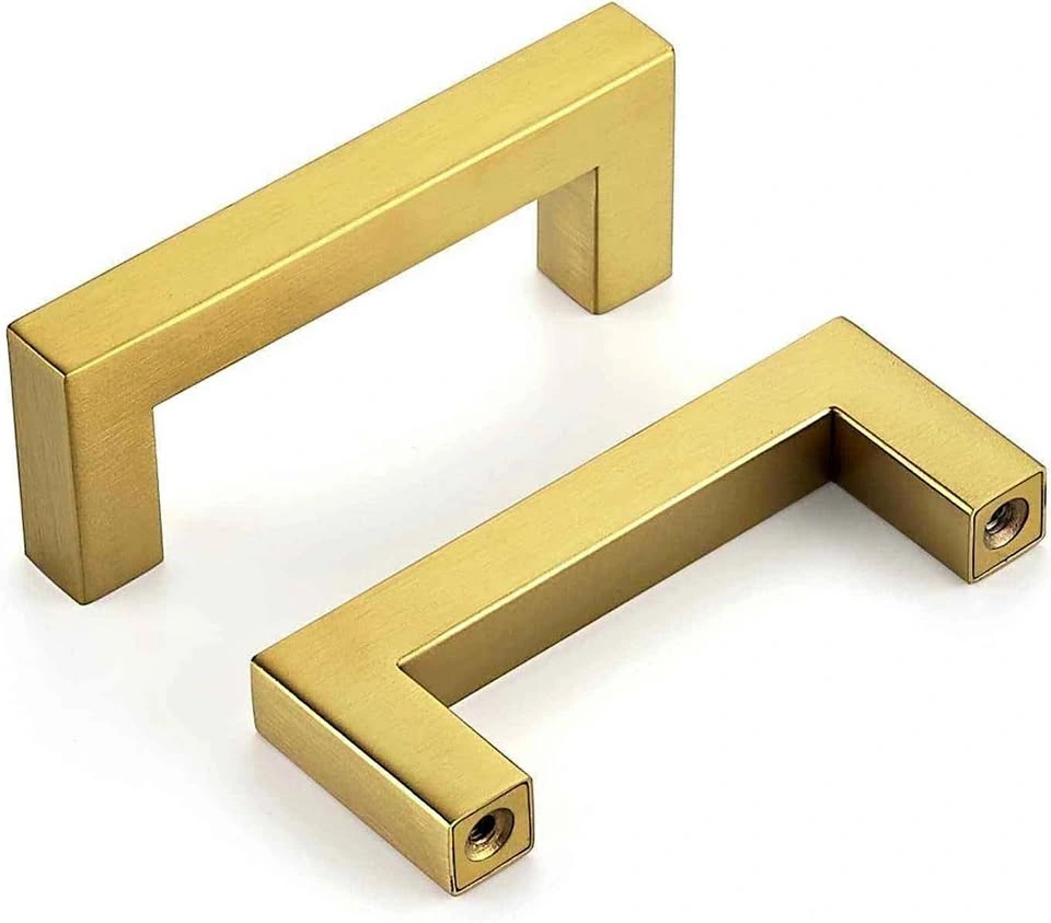 27 Pack Gold Square Kitchen Cabinet Handles