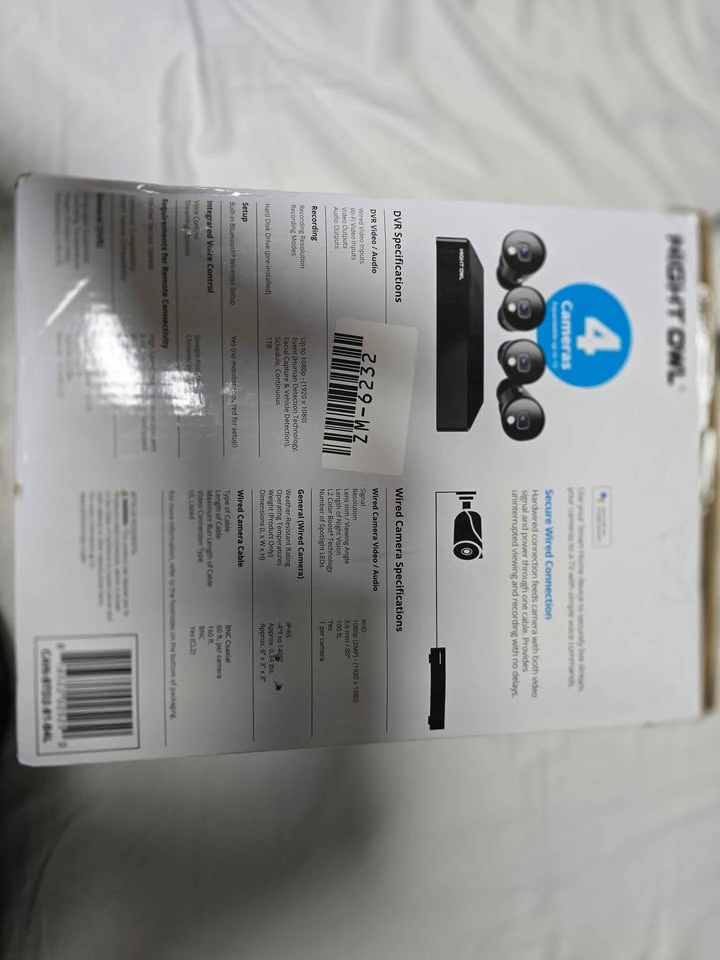 Sealed Night Owl 1080p Security Camera System - 4 Cameras + 1TB - photo 4