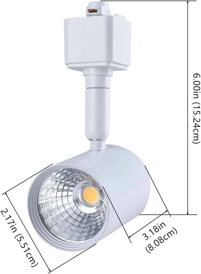 mirrea 6-Pack LED Track Lighting Heads (White) - photo 4