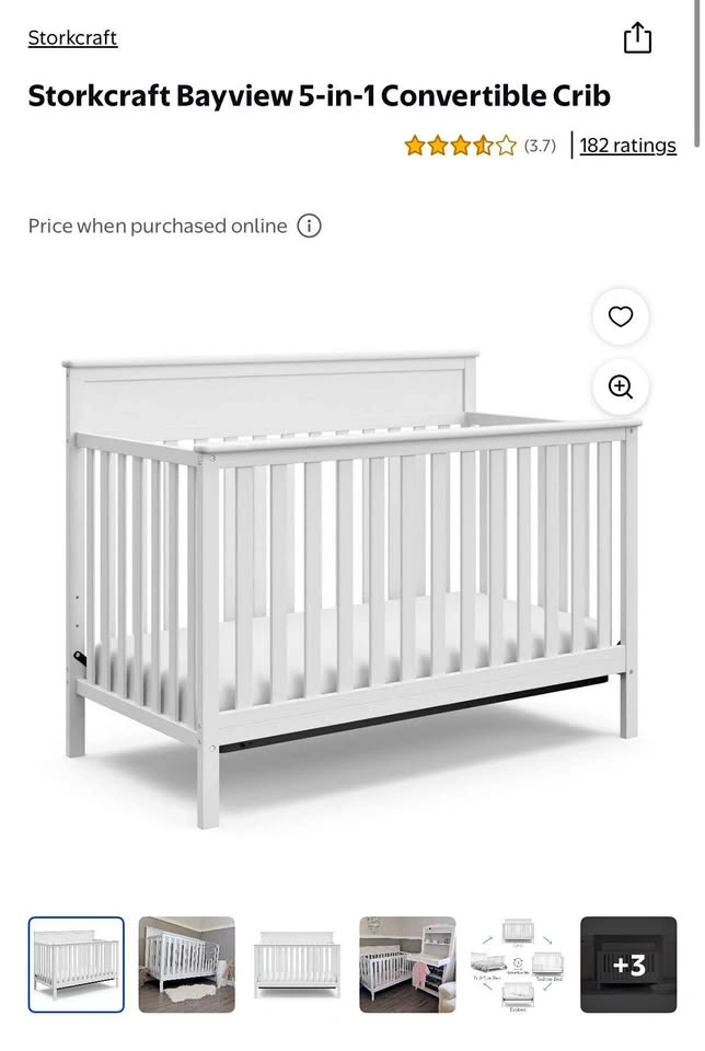 Storkcraft Bayview Convertible Crib