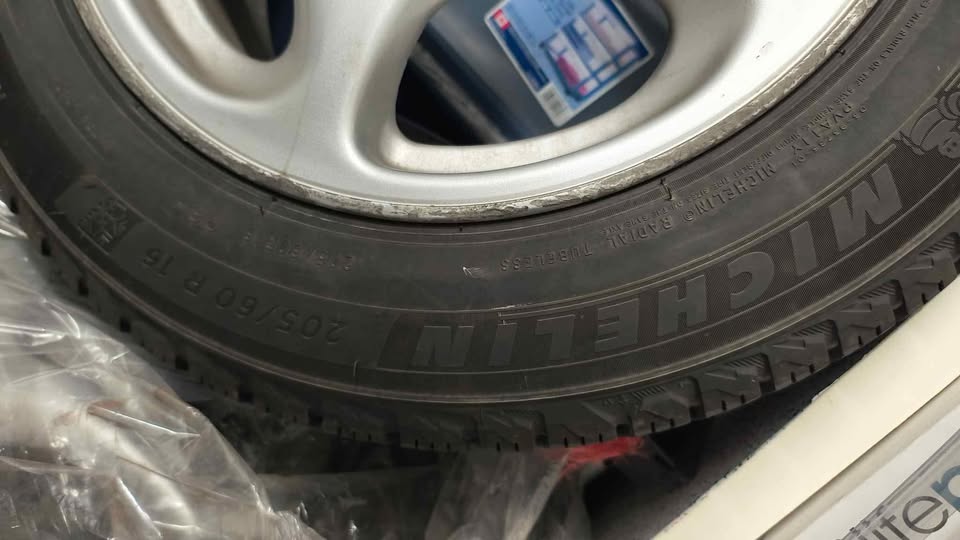 4 Michelin X-ICE SNOW 205/60R16 5×114.3mm Mazda 6i 2005 rims - photo 5