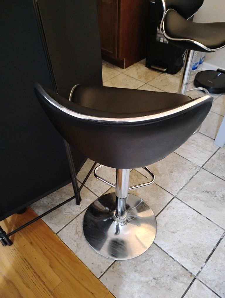 Leather Bar Stools Adjustable - photo 2