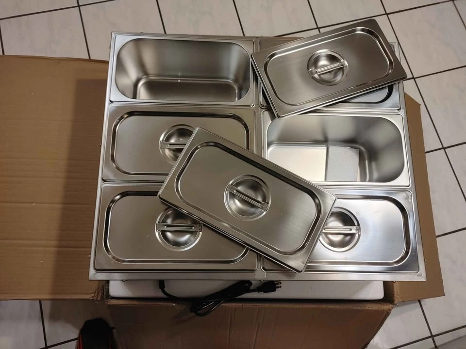 Commercial Electric Bain Marie Food Warmer (4–6 Pan) – NEW (Open - photo 4