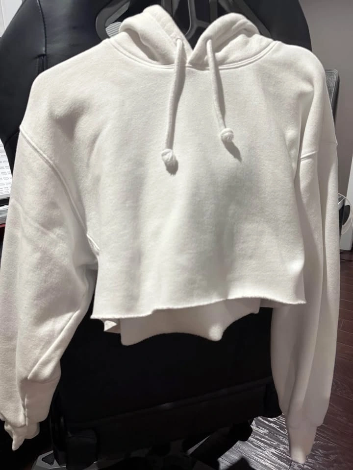 TNA Crop Top Hoodie and Sweatpants Set