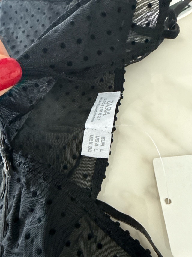 Zara Lingerie Set - Bra (34B), Bottoms (L), Slip (L) - photo 3