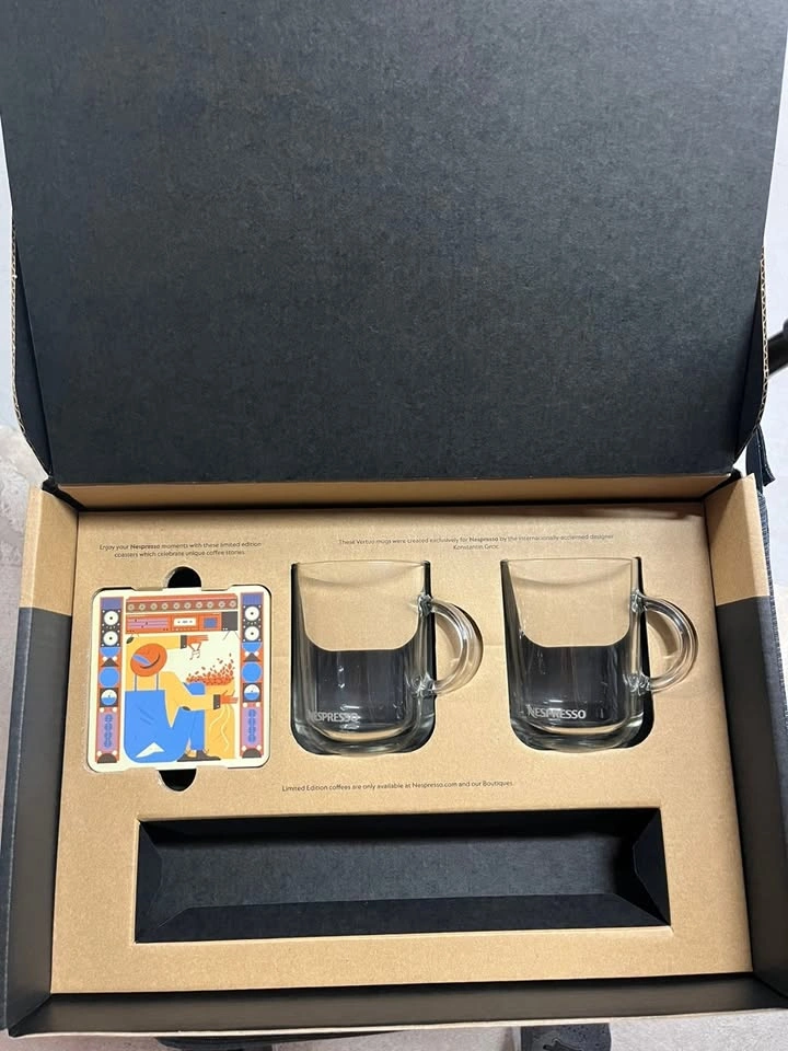 Nespresso Vertuo Mugs & Coasters Set - photo 3