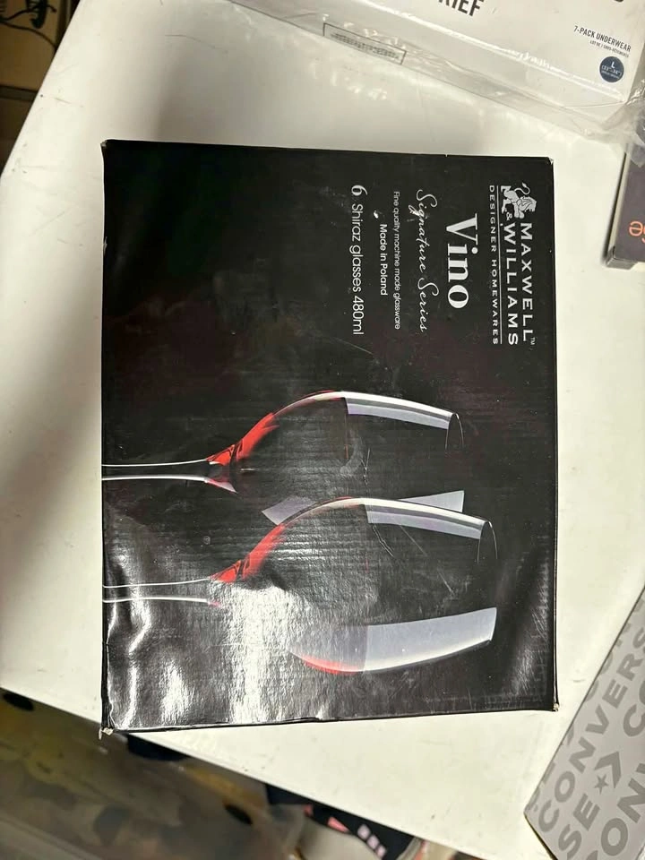 6-Piece Maxwell & Williams Vino Shiraz Wine Glass Set