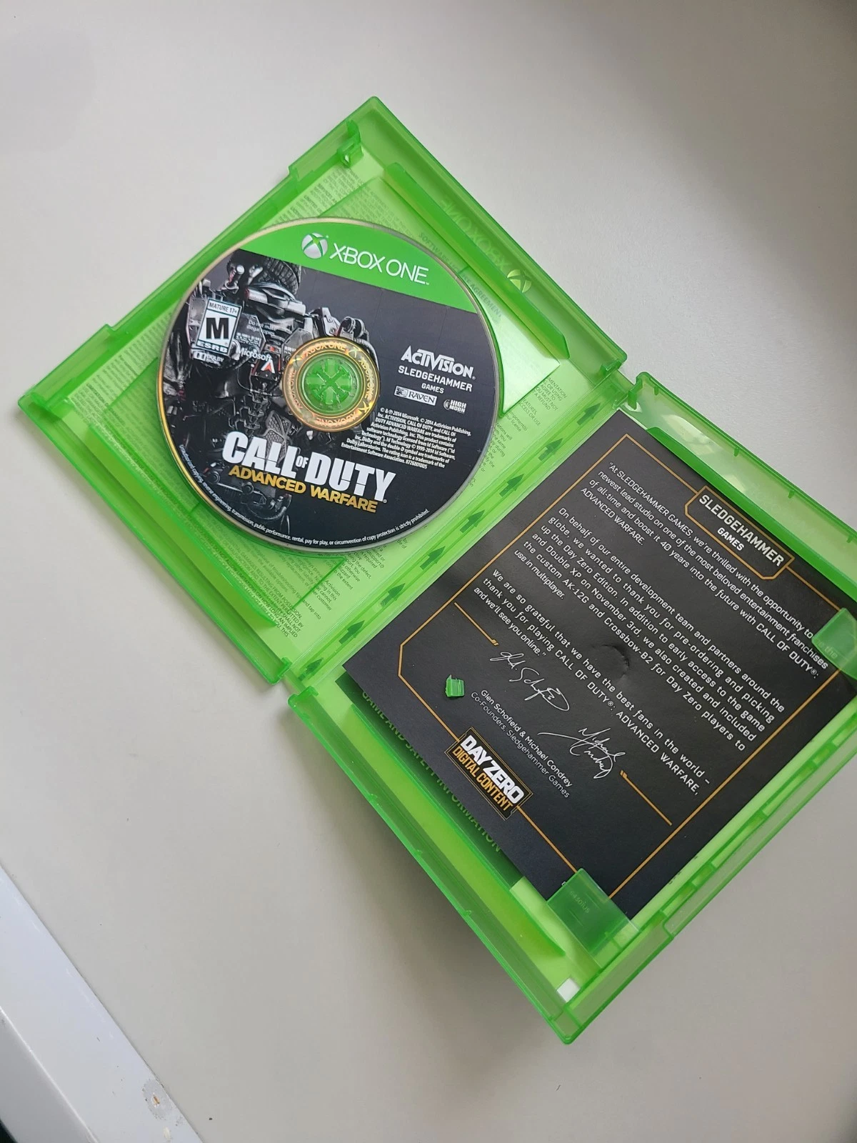 Call of Duty Advanced Warfare Day Zero Edition Xbox One CIB - photo 4