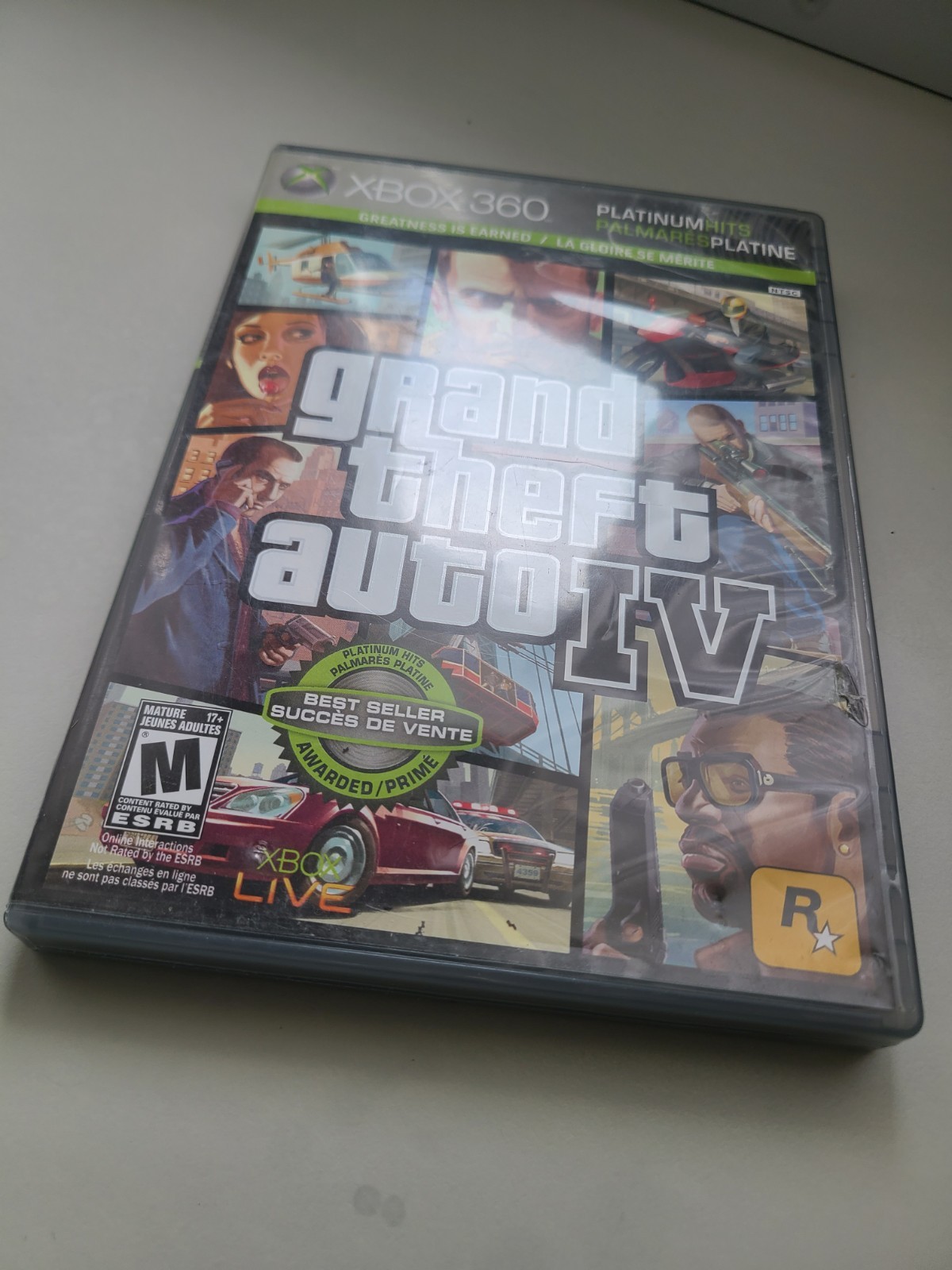 Grand Theft Auto IV (Xbox 360) CIB Platinum Hits w/ Map - photo 5