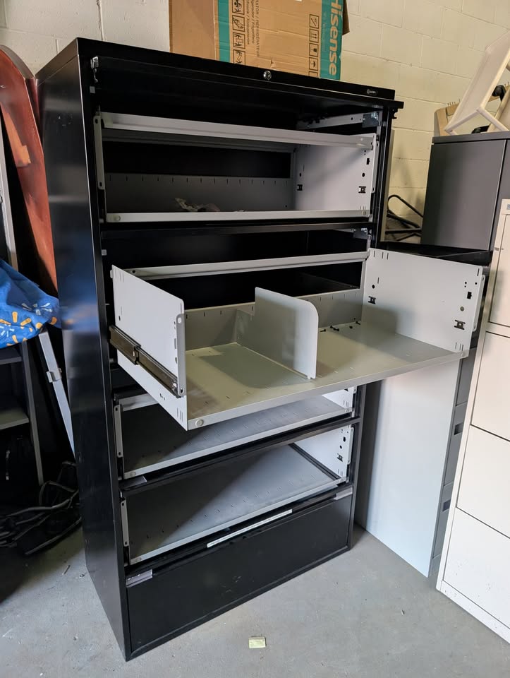 5-Layer Metal Filing Cabinet, 66"x36"x18" - photo 4