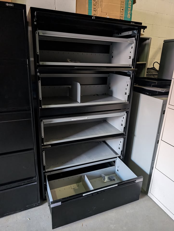 5-Layer Metal Filing Cabinet, 66"x36"x18" - photo 5