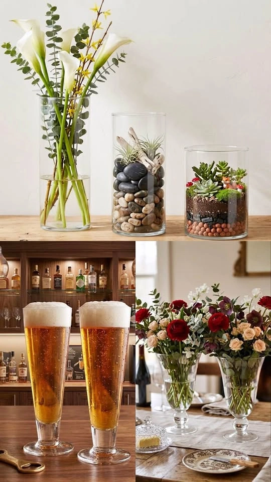 $40 | Multipurpose Glass Vases & Drinking Glass