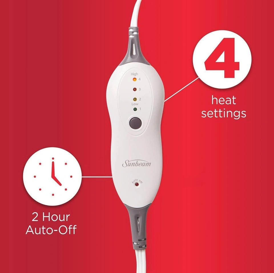 Sunbeam King Heating Pad with 4 Settings - photo 3