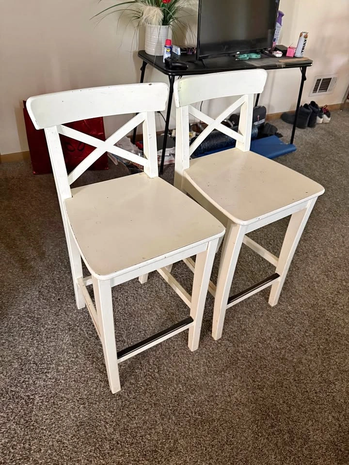 ROSENTORP Bar stools (set of 2)
