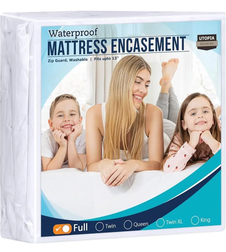 Utopia Mattress Encasement Full, Twin, queen, king /Double image indicator(5)