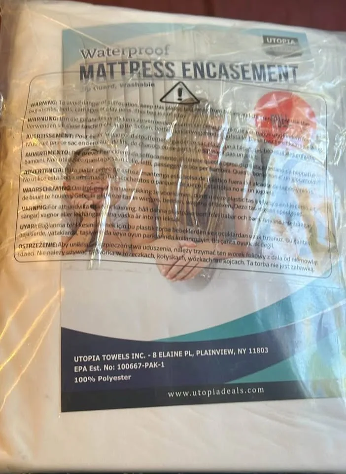 Utopia Mattress Encasement Full, Twin, queen, king /Double image indicator(6)