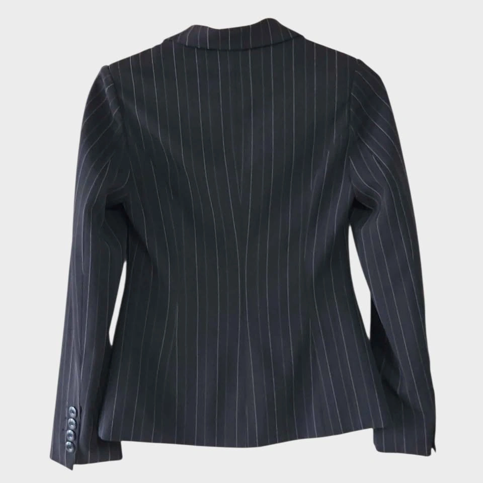 Suzy Shier Black Pinstripe Blazer - Size Small - photo 3