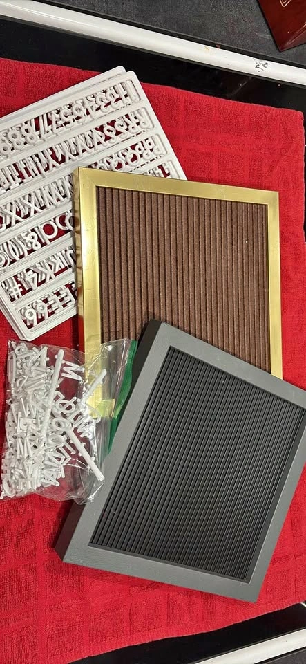 2 Letter Boards with Letters