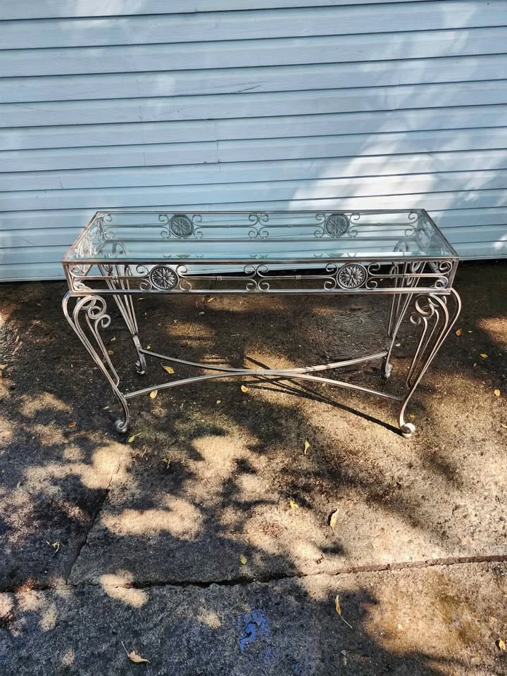 Glass Sofa/Entry Table