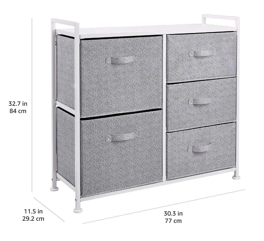 Amazon Basics 5-Drawer Closet Organizer