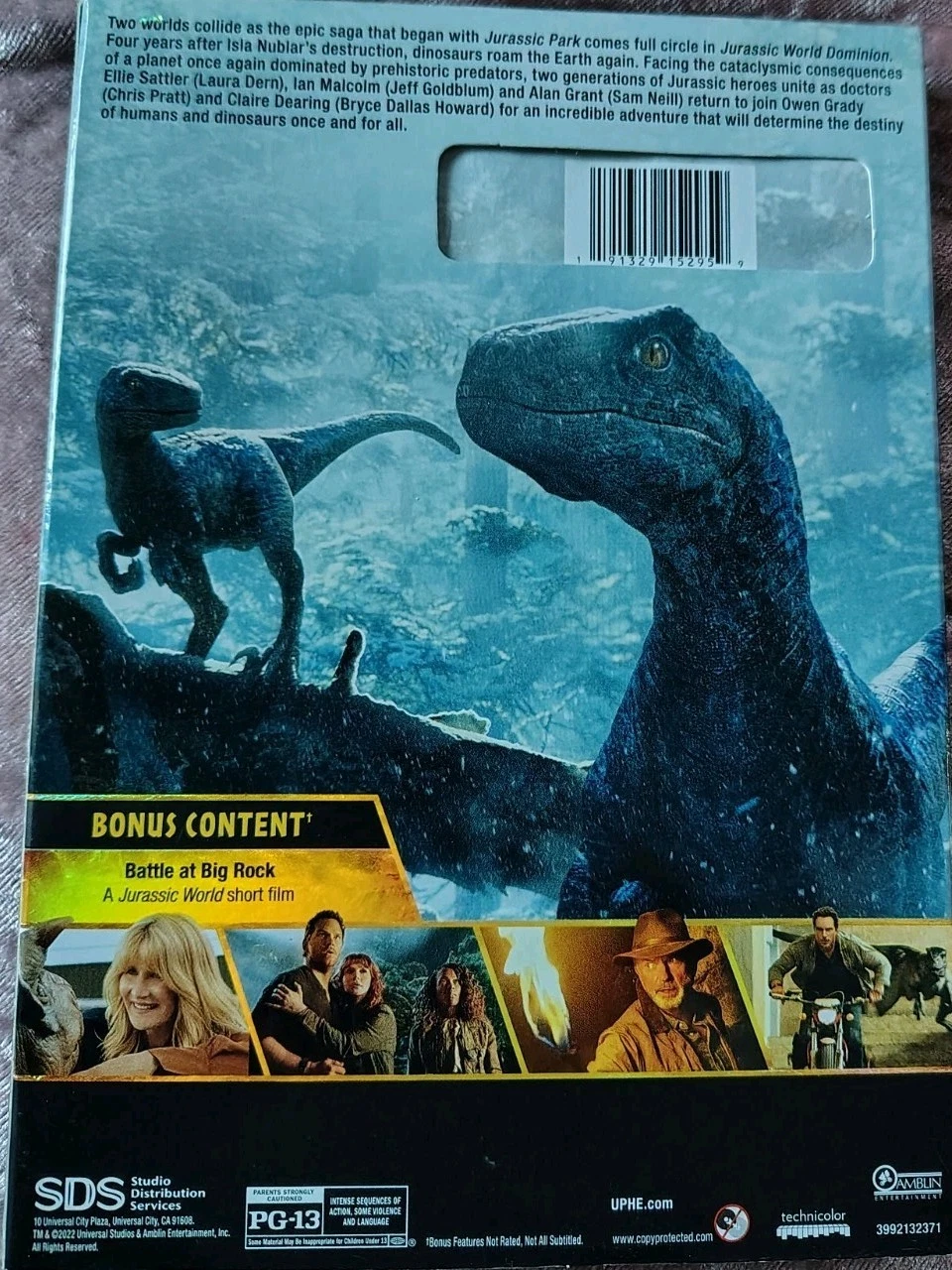 Jurassic World Dominion [DVD] Open - photo 2
