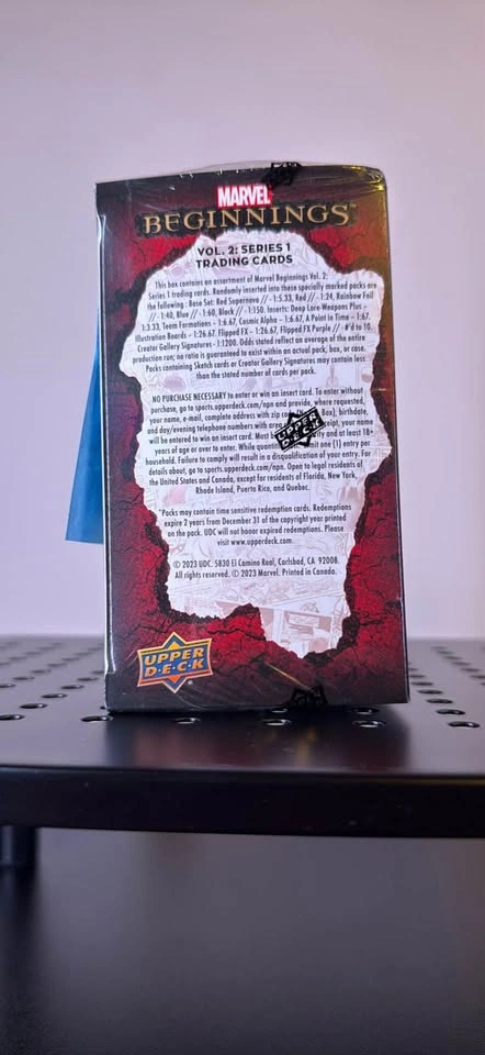 Upper Deck Marvel Beginnings Vol. 2: Series 1 Blaster Box - photo 2