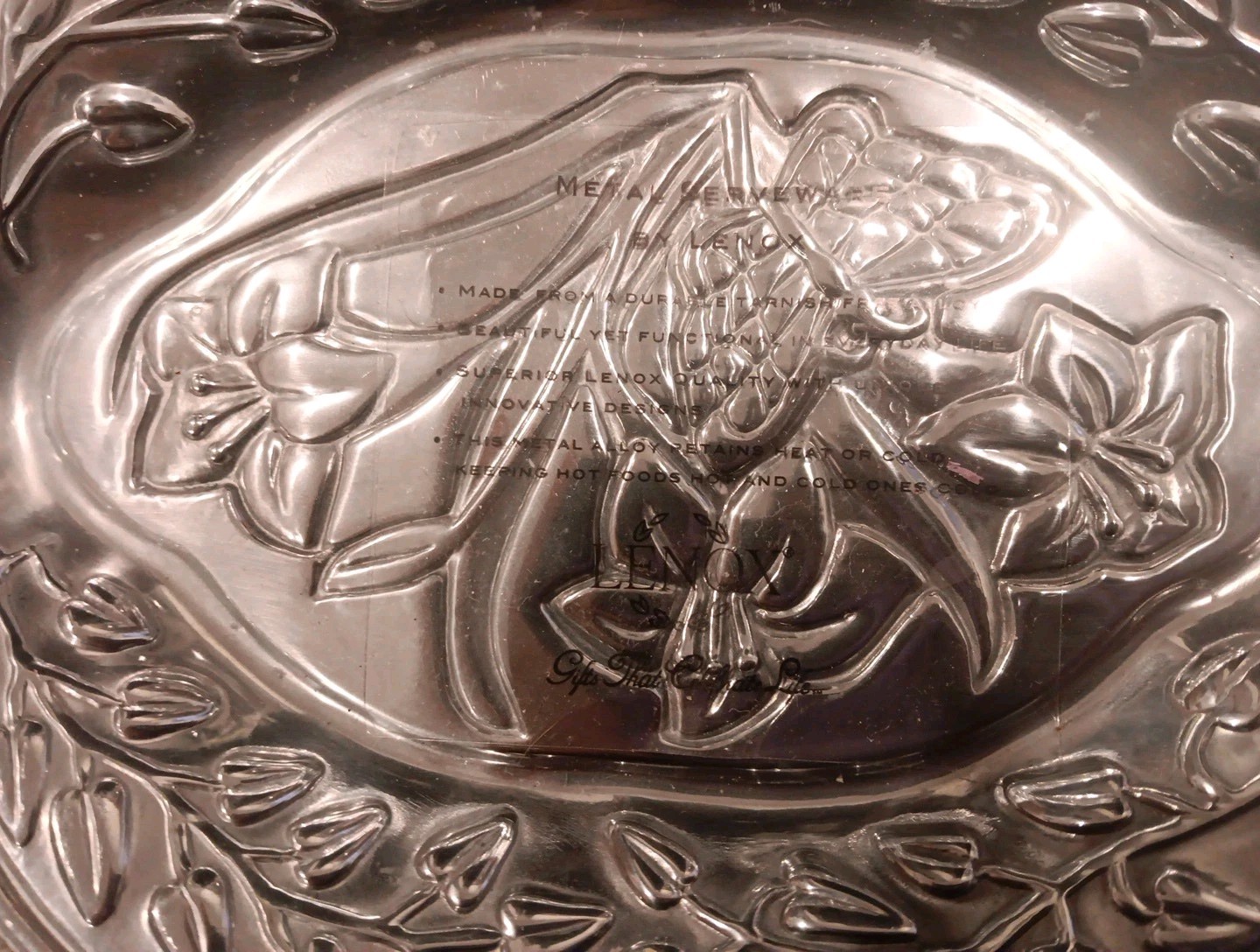 Lenox Butterfly Aluminum Oval Decor/Serveware - photo 2