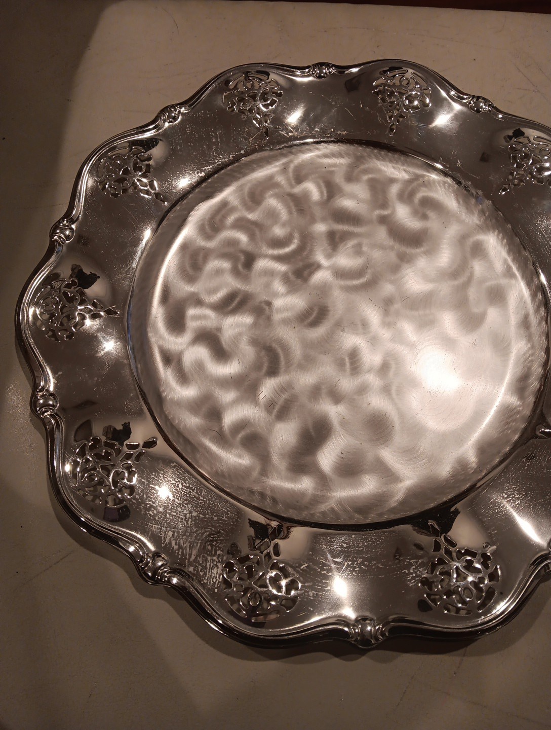 Vntg WMF Ikora Silver Plate Footed Serving Dish - Germany - photo 2