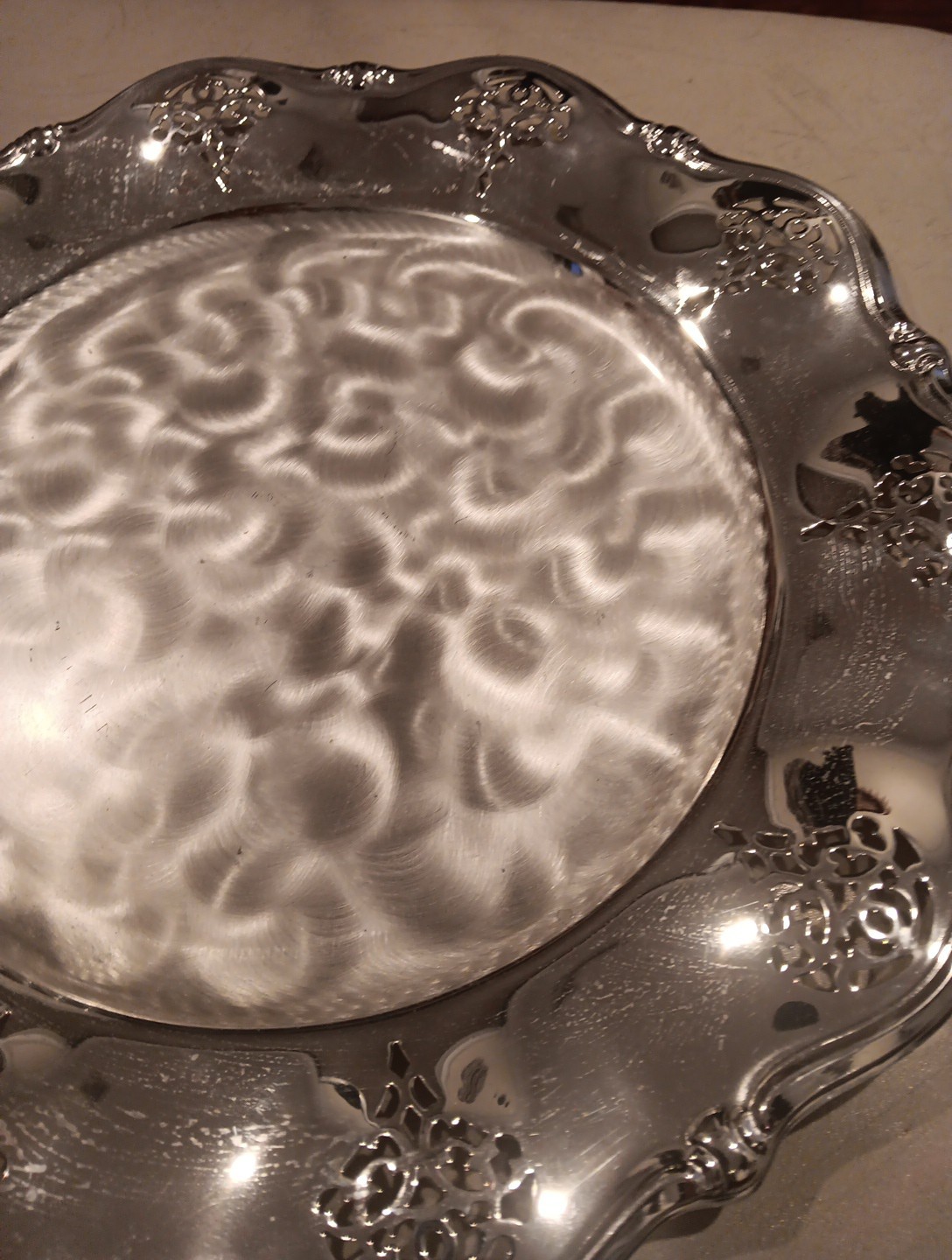 Vntg WMF Ikora Silver Plate Footed Serving Dish - Germany - photo 3