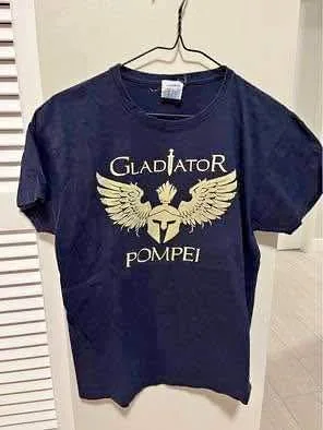 Gladiator Pompeii Graphic T-Shirt Size Medium thumbnail