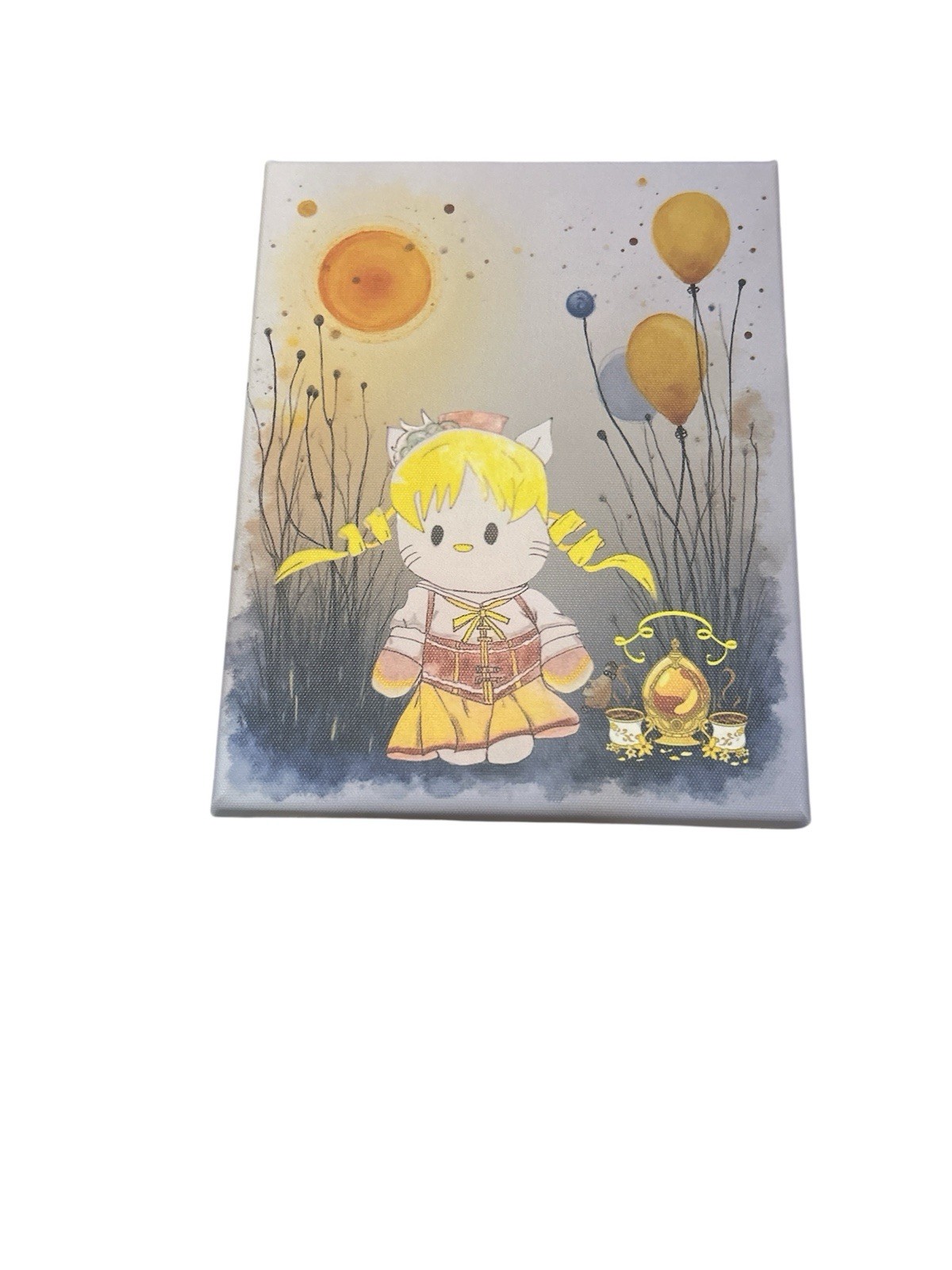 Madoka Magica Mami Tomoe x Hello Kitty Canvas Art