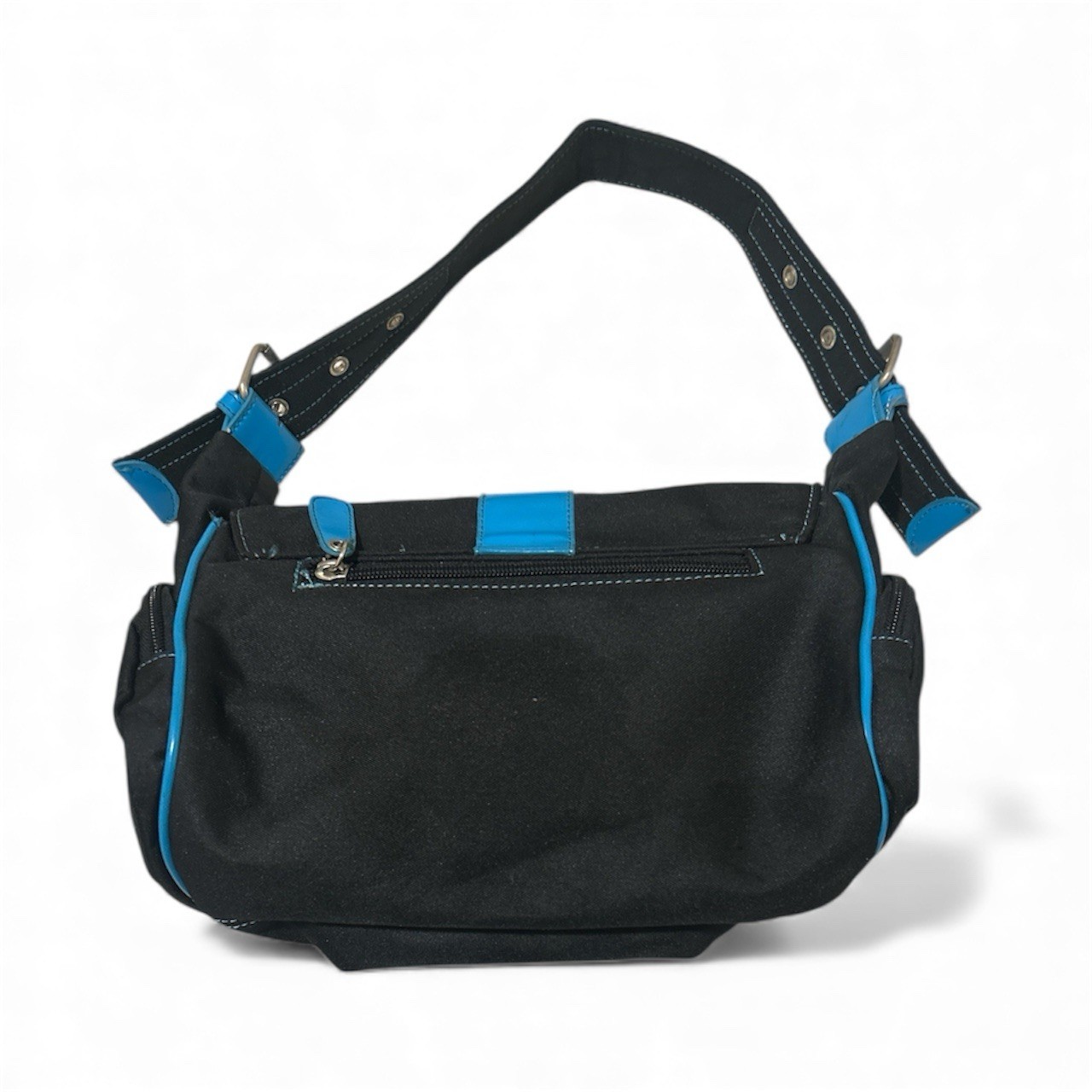 Cute Black and Blue Shoulder Bag Purse for Women - photo 2