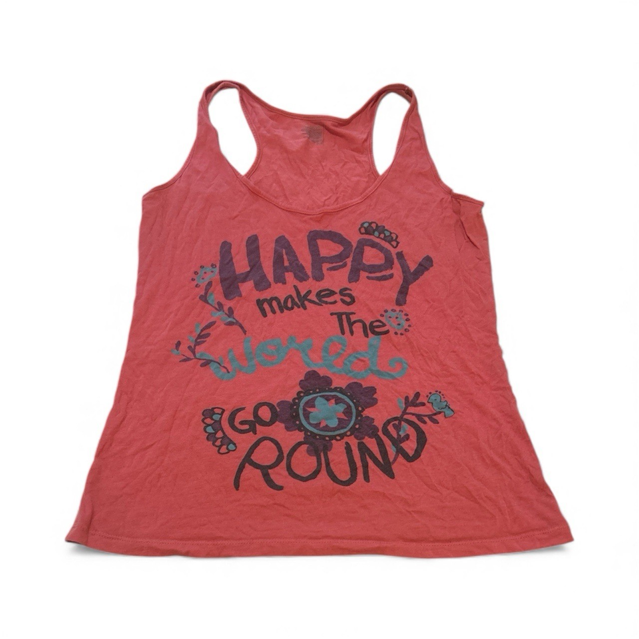 Old Navy Pink Shirt Tank Top Size L