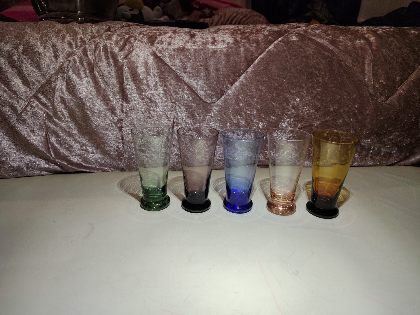 5 VTG GLASSES Set - 4" - photo 2