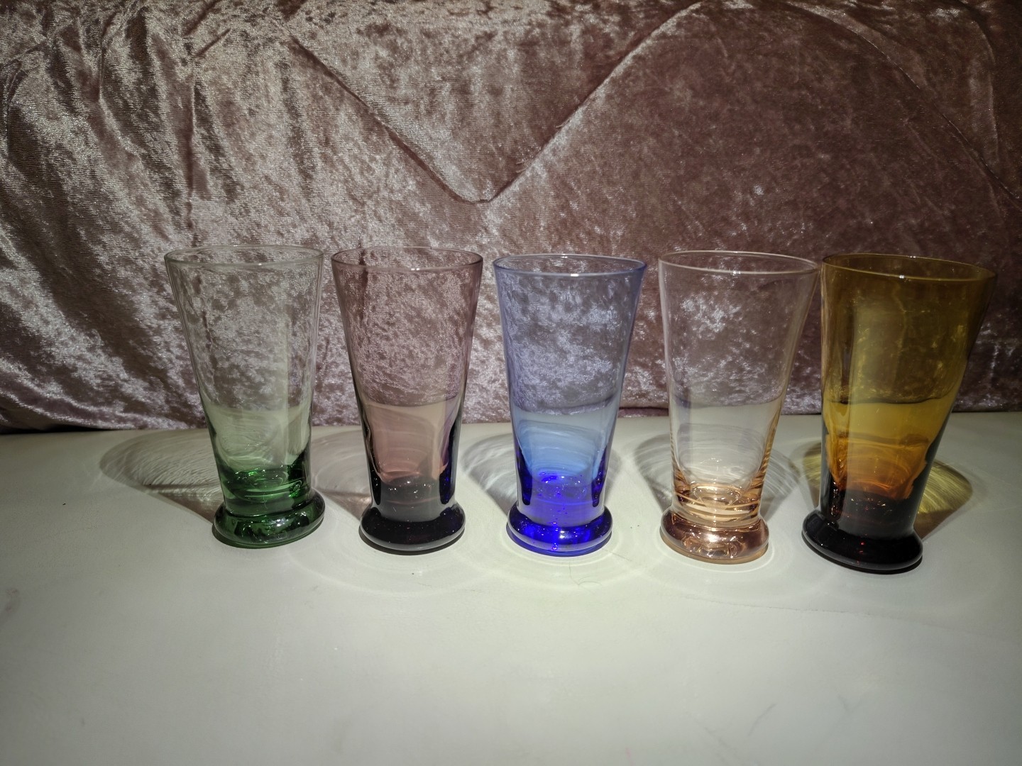 5 VTG GLASSES Set - 4" - photo 3