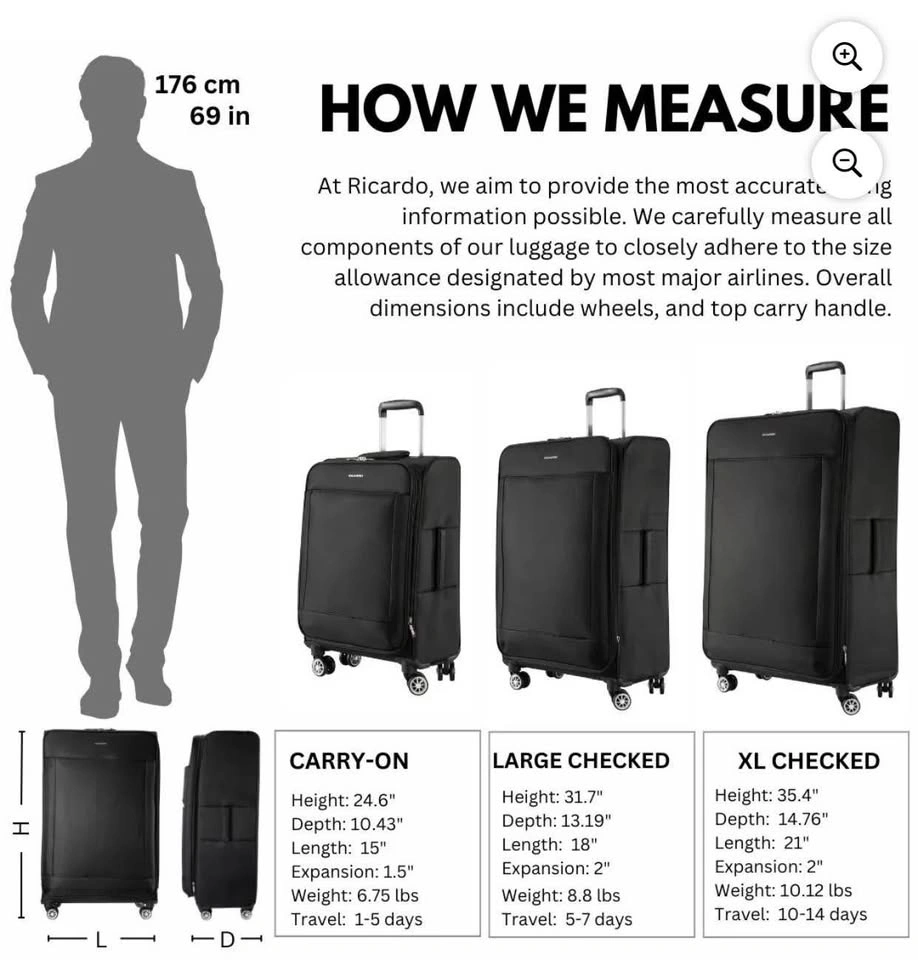 Ricardo Beverly Hills XL 32" Expandable Spinner Suitcase - Black - photo 5