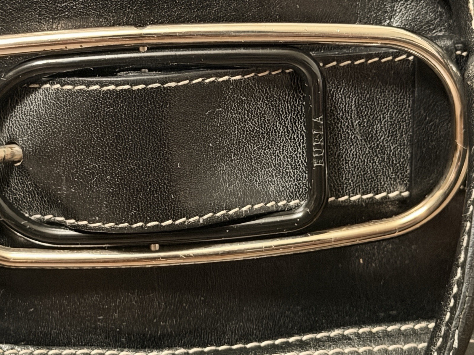 Furla Vittoria M Tote Handbag Nero Black Genuine Leather - photo 3