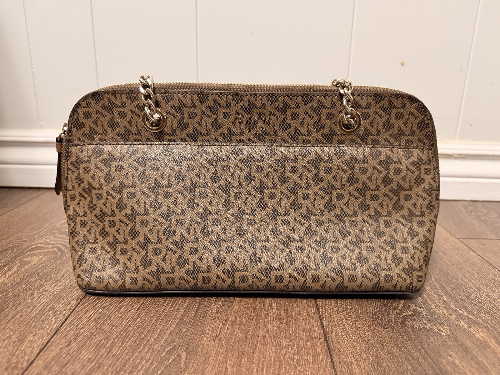 DKNY Bryant Park Medium Shoulder Bag Brown/Beige