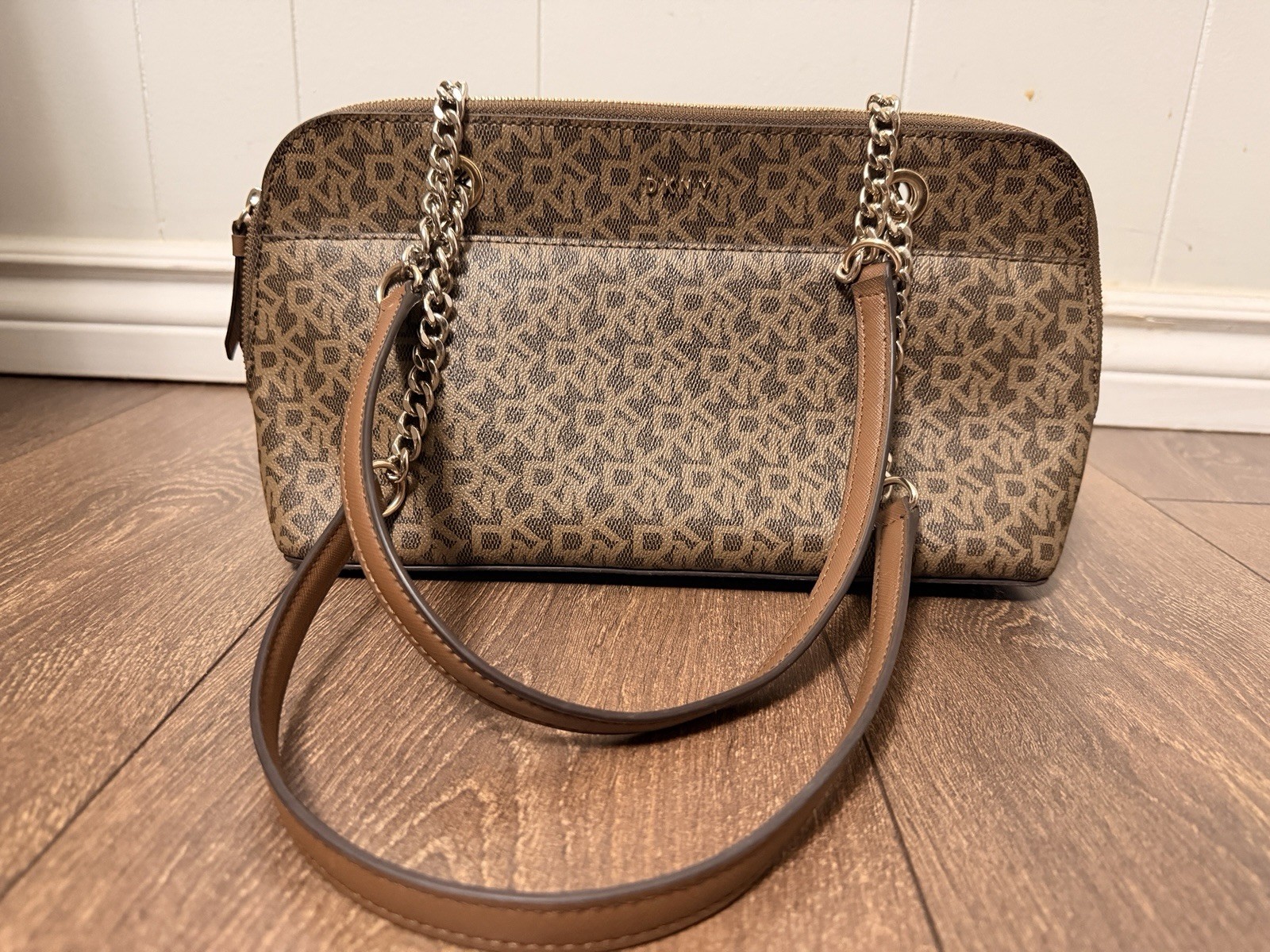 DKNY Bryant Park Medium Shoulder Bag Brown/Beige - photo 2