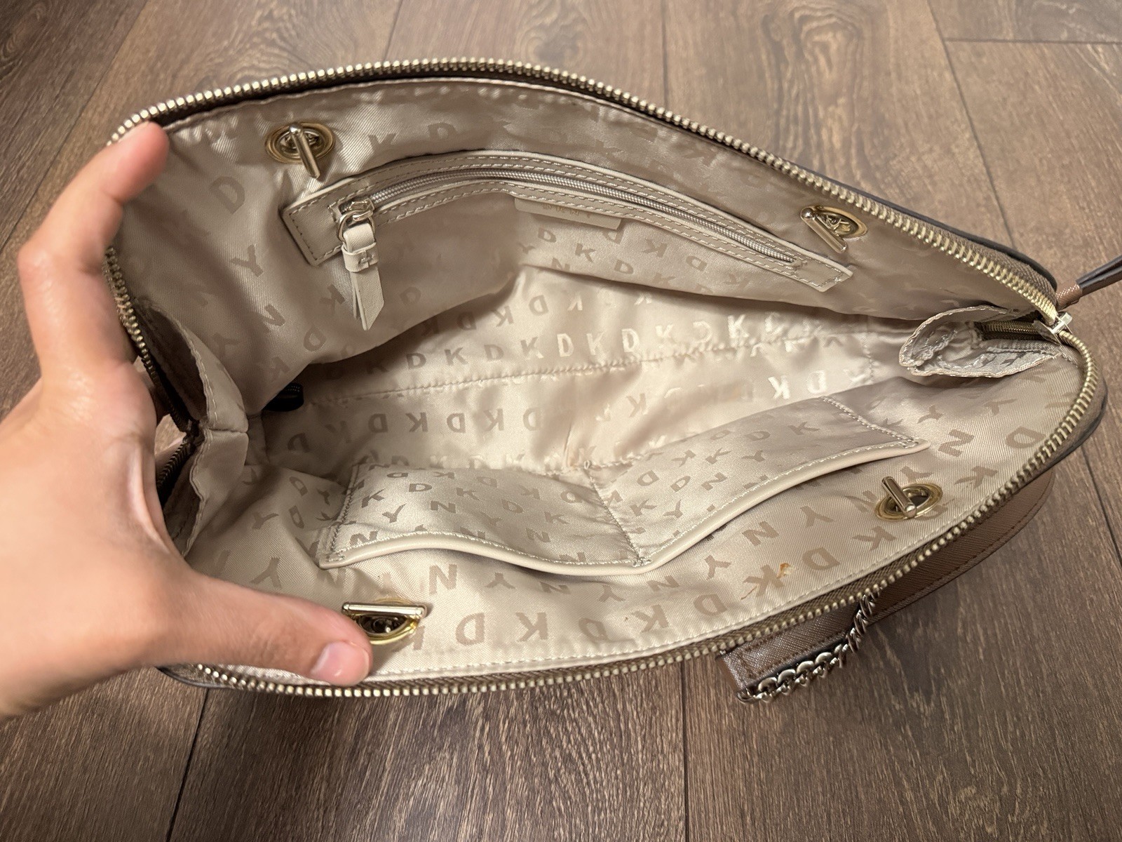 DKNY Bryant Park Medium Shoulder Bag Brown/Beige - photo 5