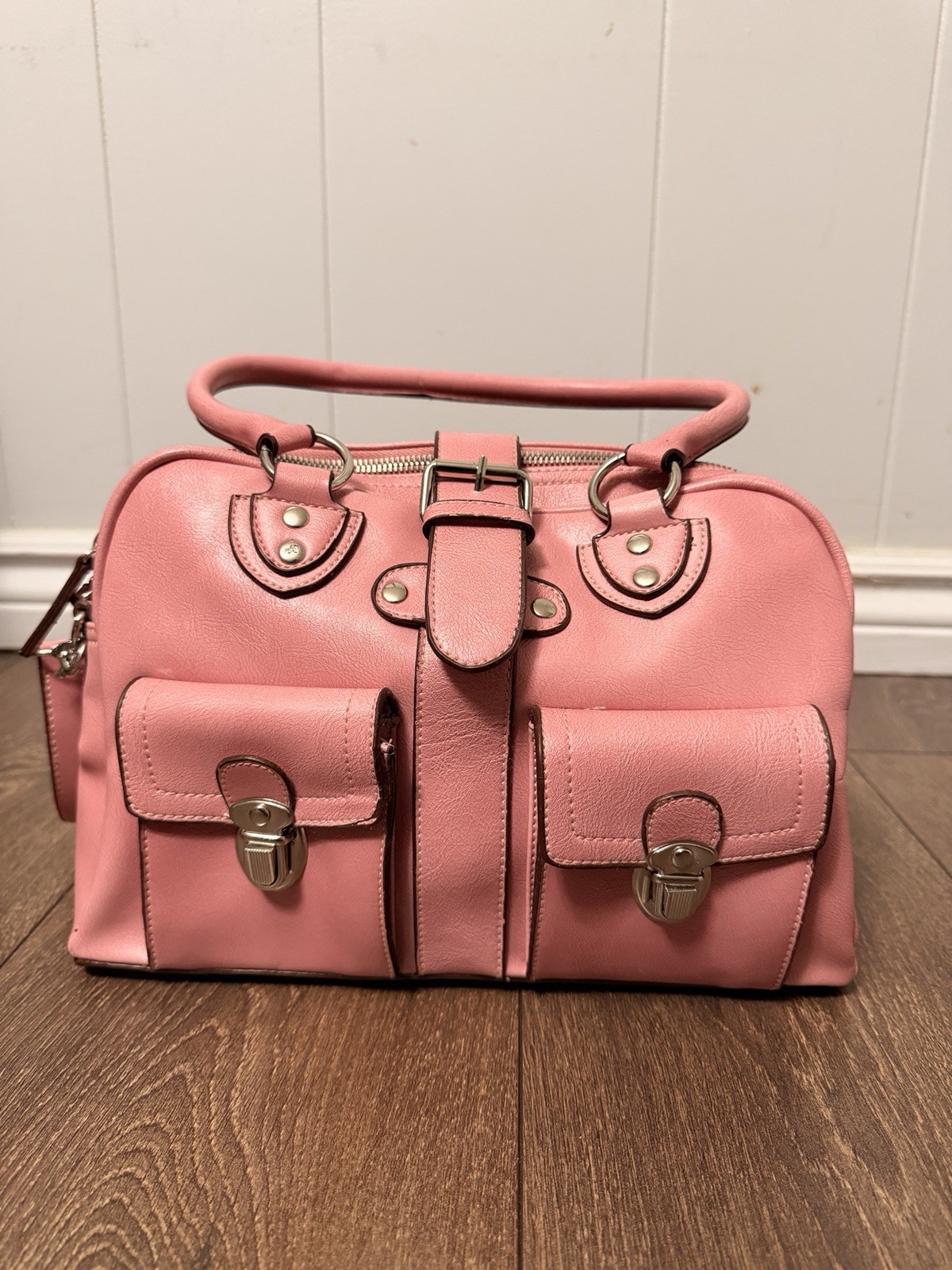Chic Bubblegum Pink Barbie Core Satchel + Crossbody Strap Y2K
