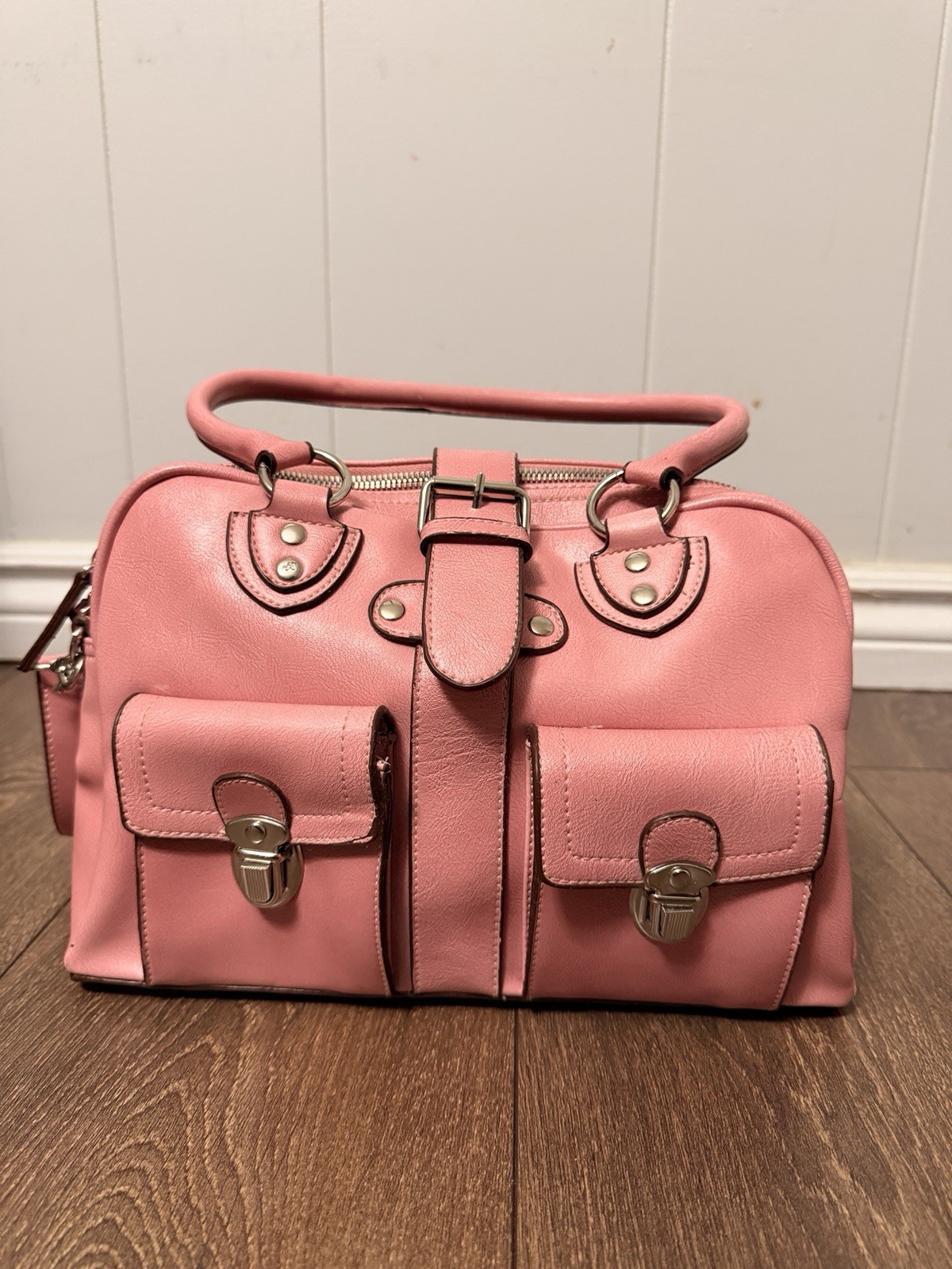 Chic Bubblegum Pink Barbie Core Satchel + Crossbody Strap Y2K - photo 2