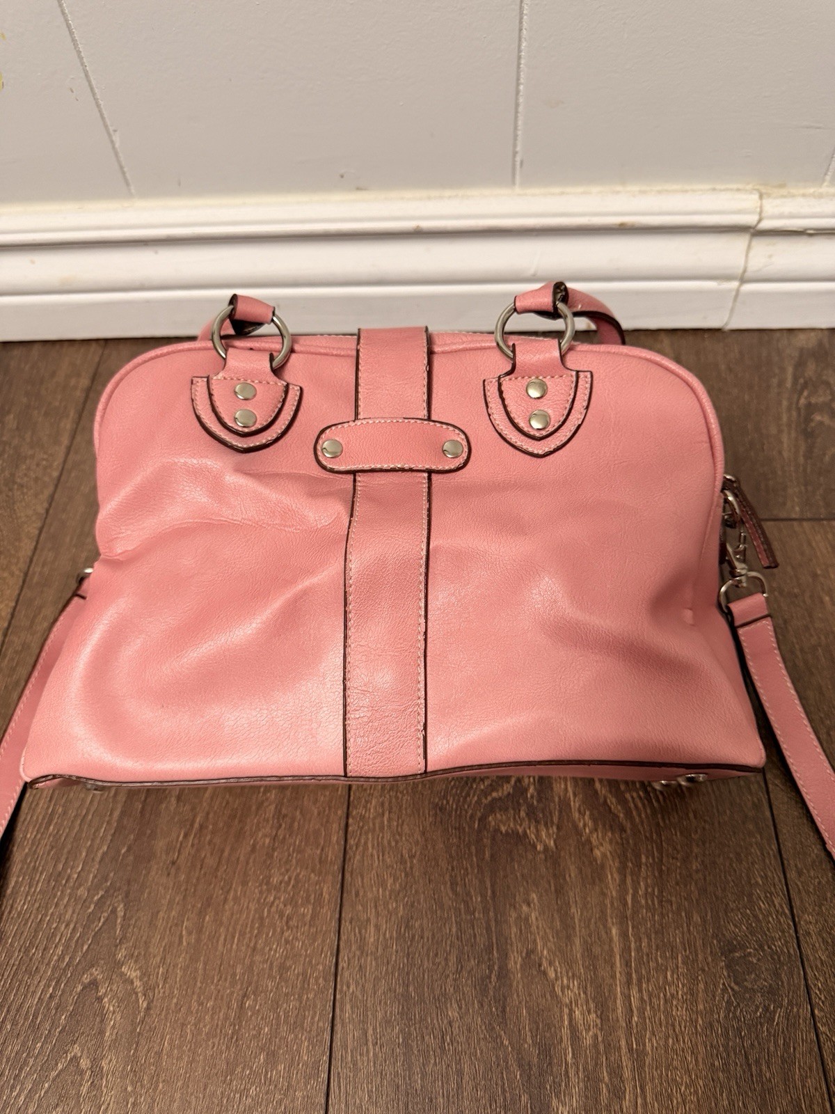 Chic Bubblegum Pink Barbie Core Satchel + Crossbody Strap Y2K - photo 4