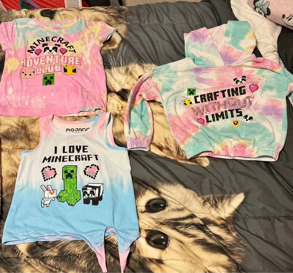 Minecraft Tie-Dye Clothing Bundle Size XSmall thumbnail
