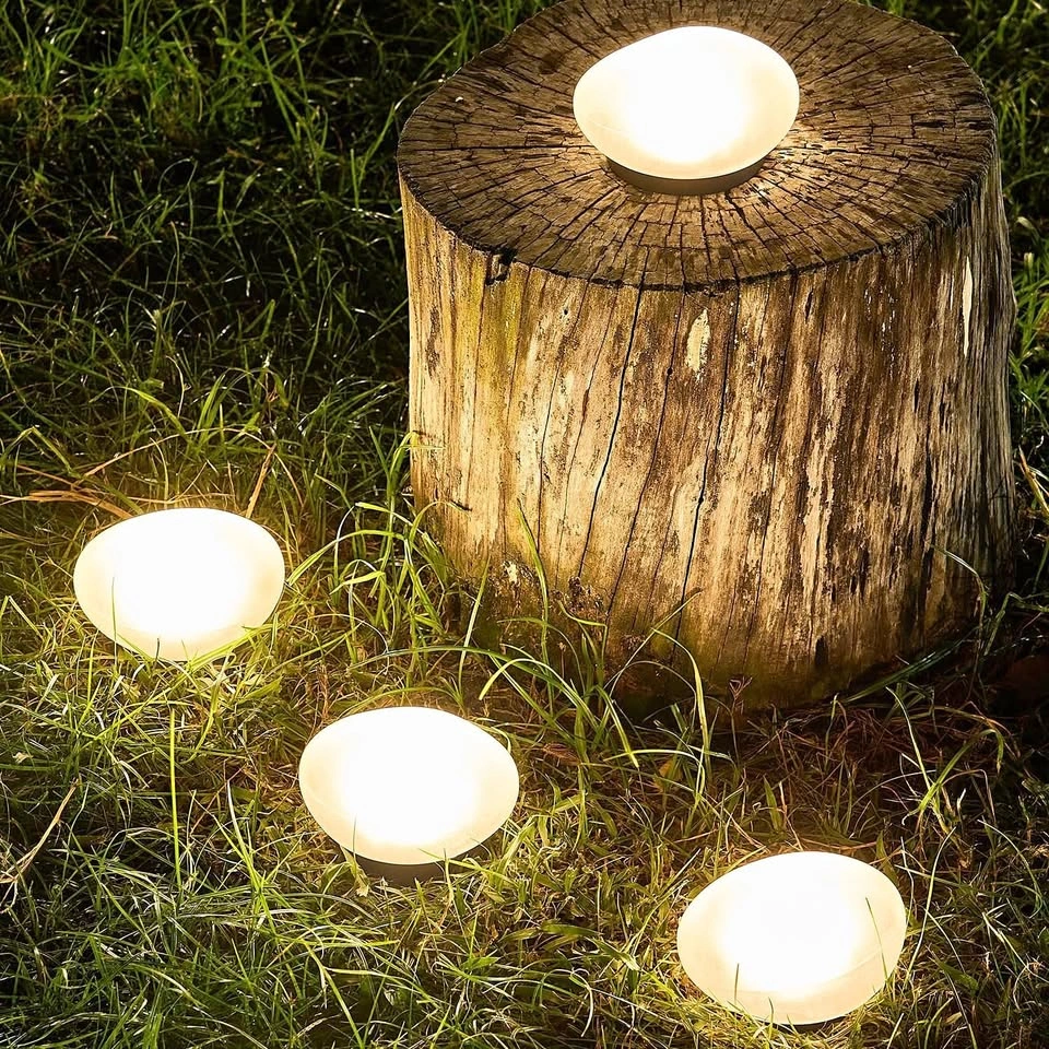 Nature Anywhere Soft & Cozy Glass Solar Lights (4 Pack)