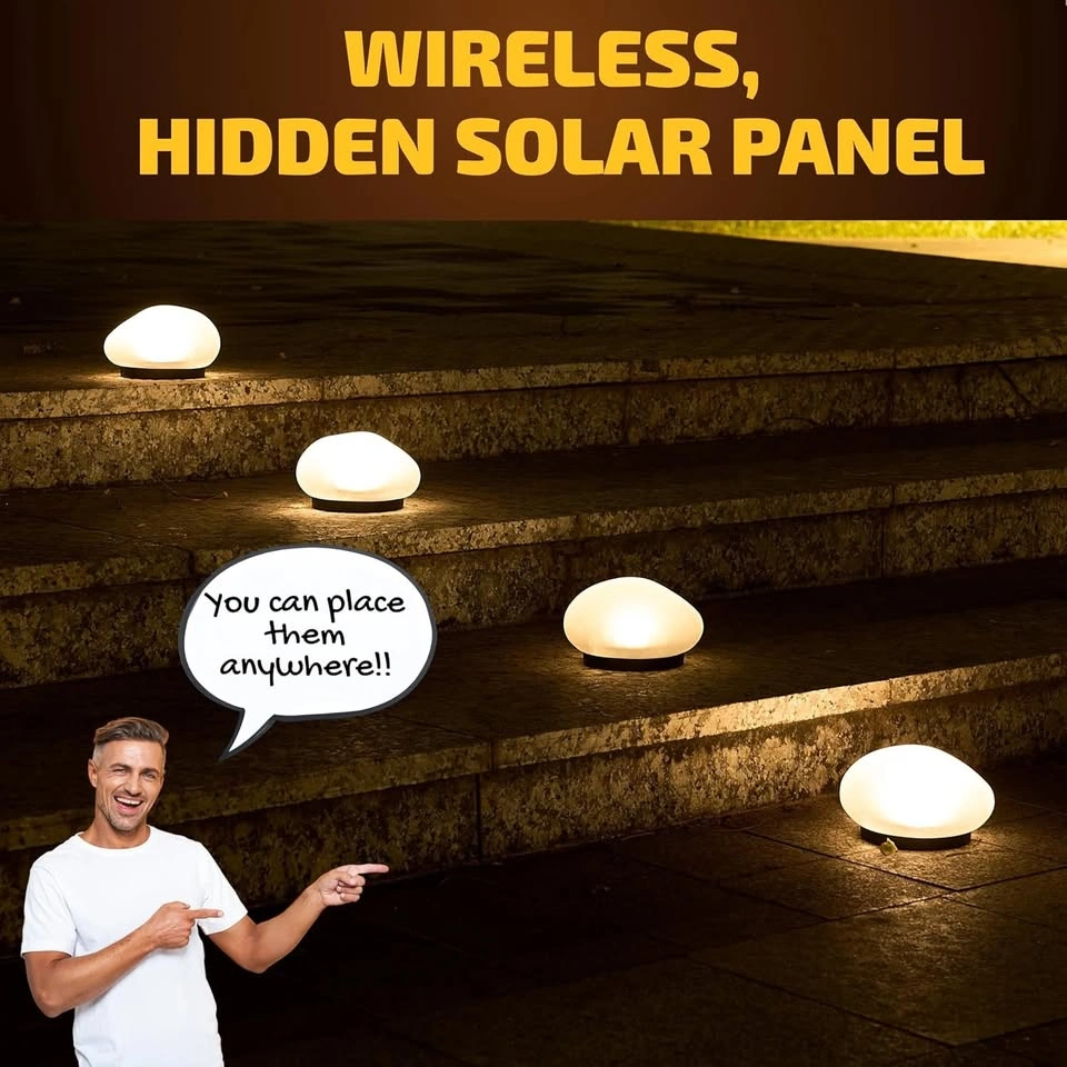 Nature Anywhere Soft & Cozy Glass Solar Lights (4 Pack) - photo 3