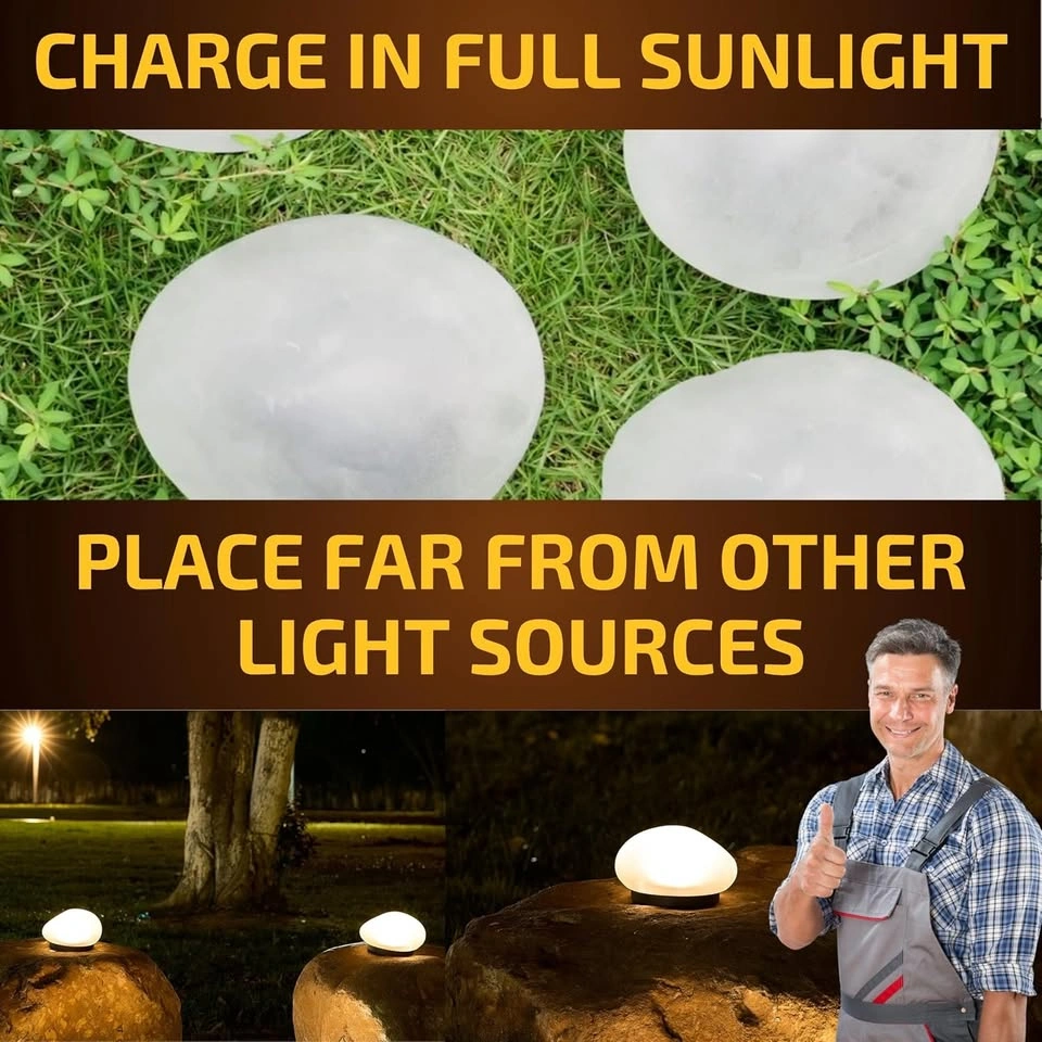 Nature Anywhere Soft & Cozy Glass Solar Lights (4 Pack) - photo 5