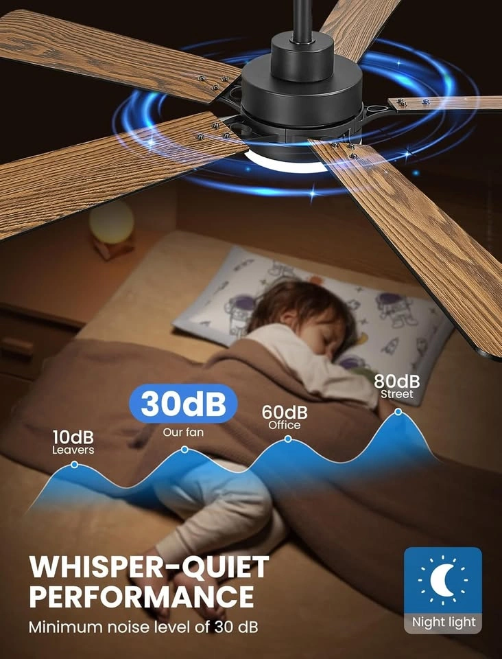 52 Inch Ceiling Fan with Lights and Remote - photo 5