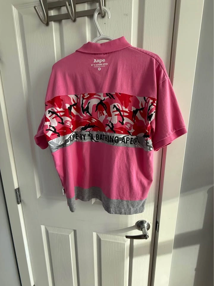 AAPE / BAPE L POLO TEE - photo 2